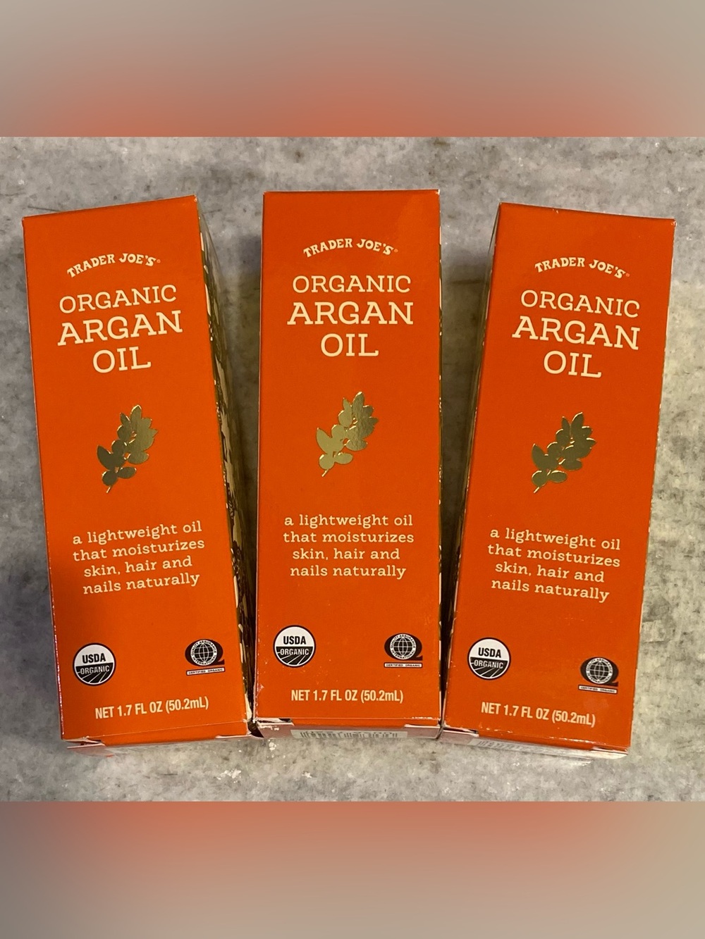 Trader Joe’s Moroccan Organic Argan Oil 3ct